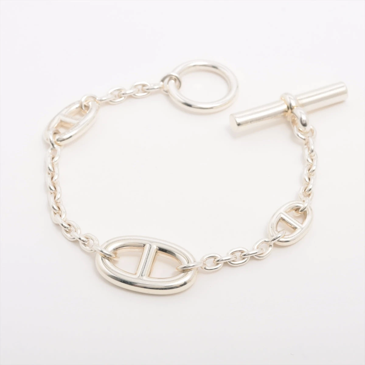 エルメス シェーヌダンクル ファランドール ブレスレット ST 925 25.7g  