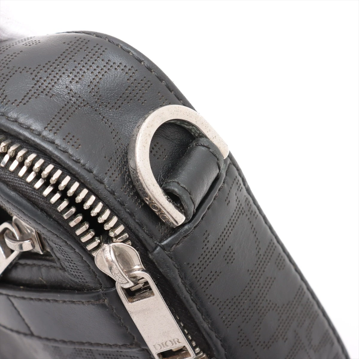 ディオールオム オブリーク サファリ レザー ショルダーバッグ