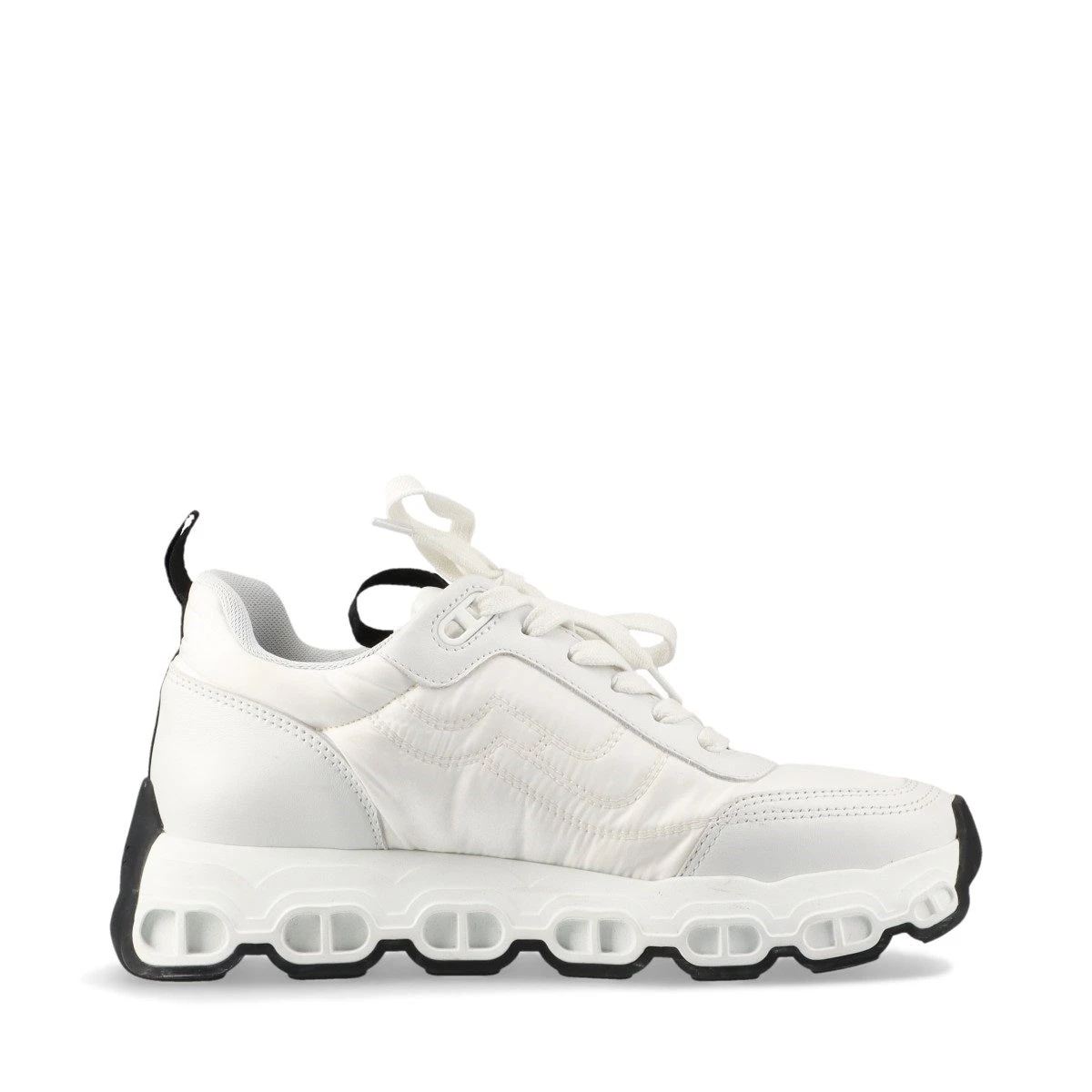 エルメス　インパルス　37、5 エルメス レザー×ファブリック スニーカー 37 レディース ホワイト