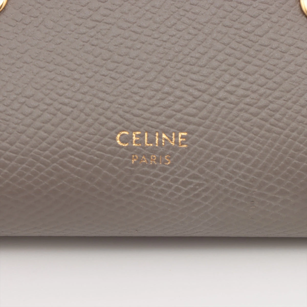 セリーヌ スモールトリフォールド レザー コンパクトウォレット