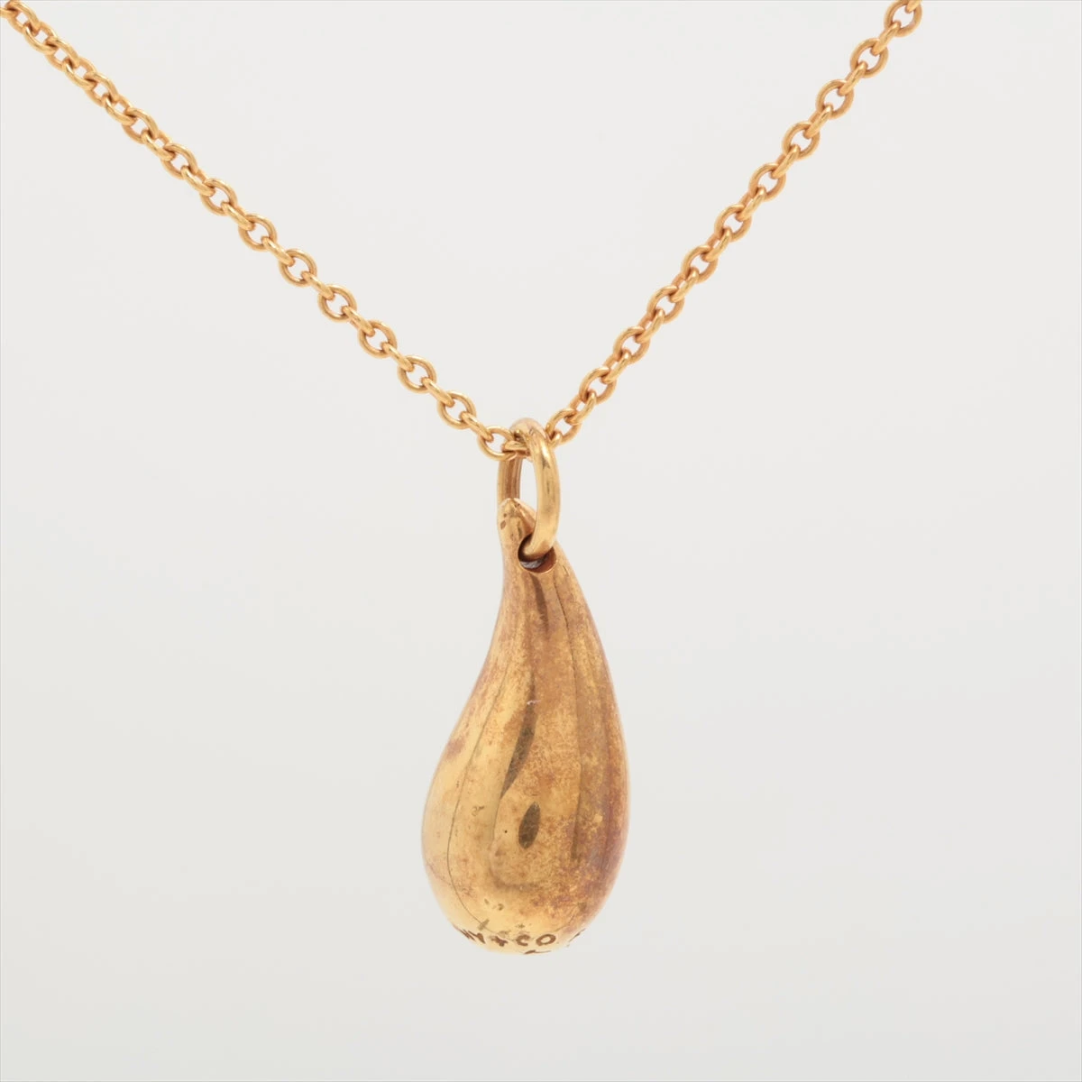 ティファニー ティアドロップ ネックレス 18Kt(YG) 5.2g A3097136