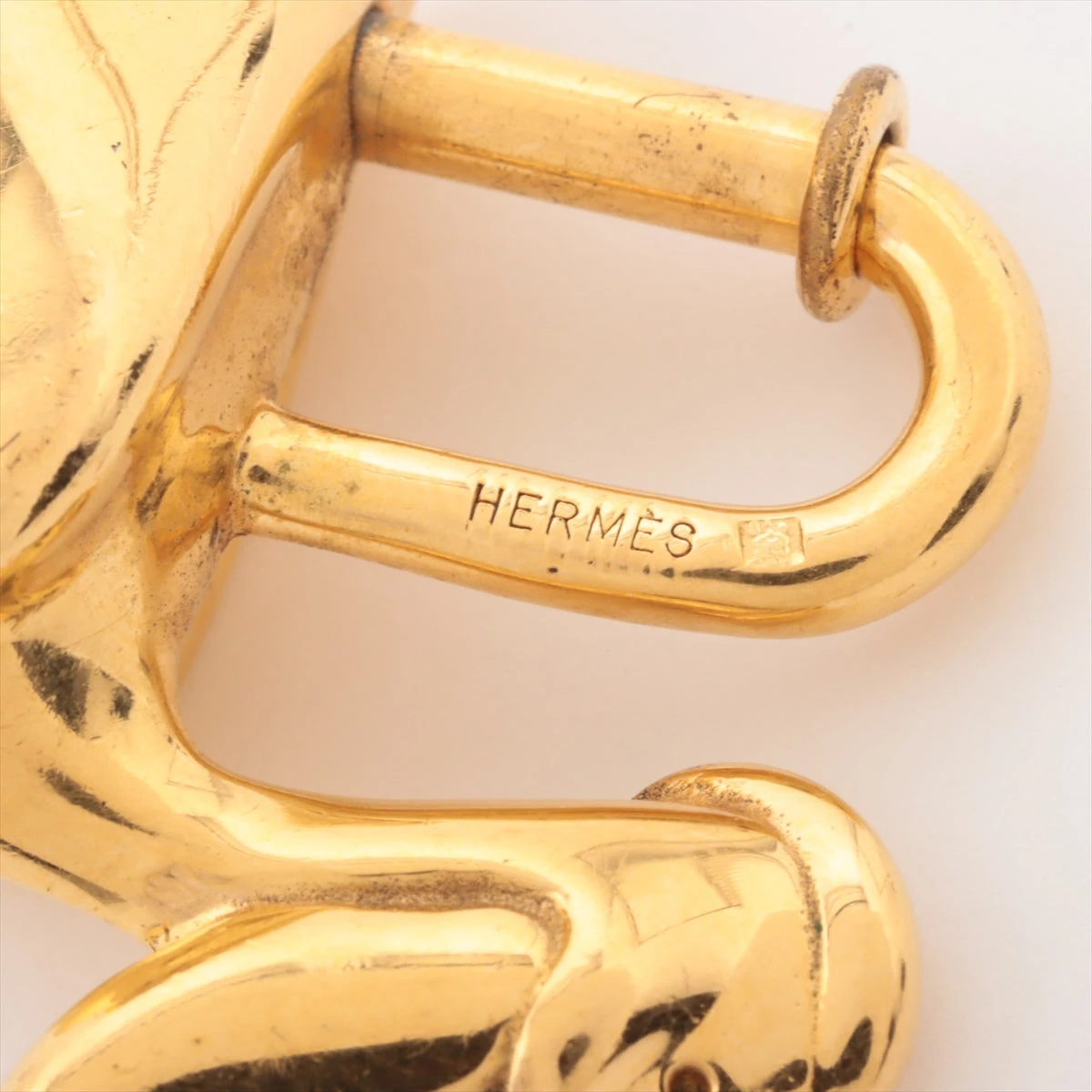 エルメス HERMES ペリカン カデナ ゴールド メタル アクセサリー【中古  