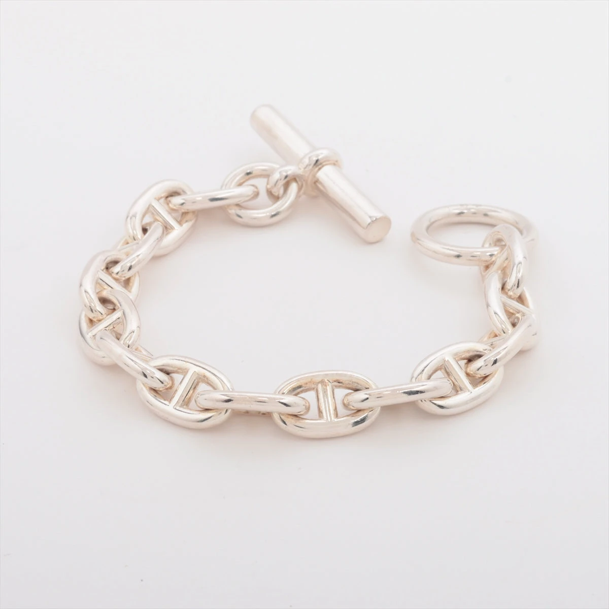 エルメス シェーヌダンクルMM ブレスレット 14コマ 925 52.8g