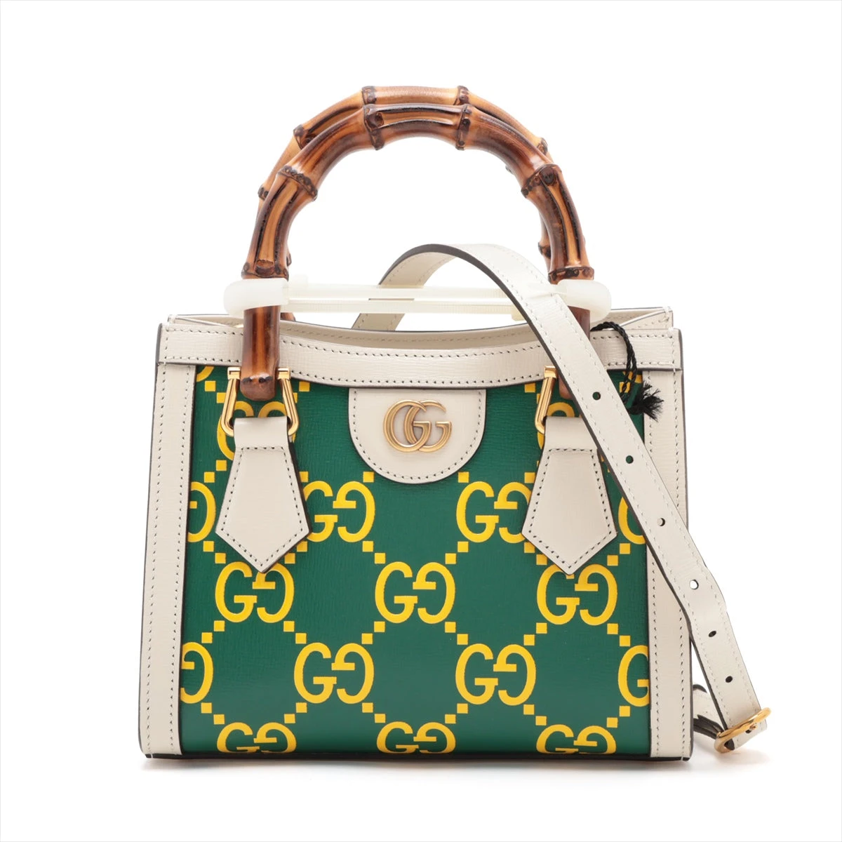 グッチ レザー バンブー ダイアナ 2way ショルダーバッグ