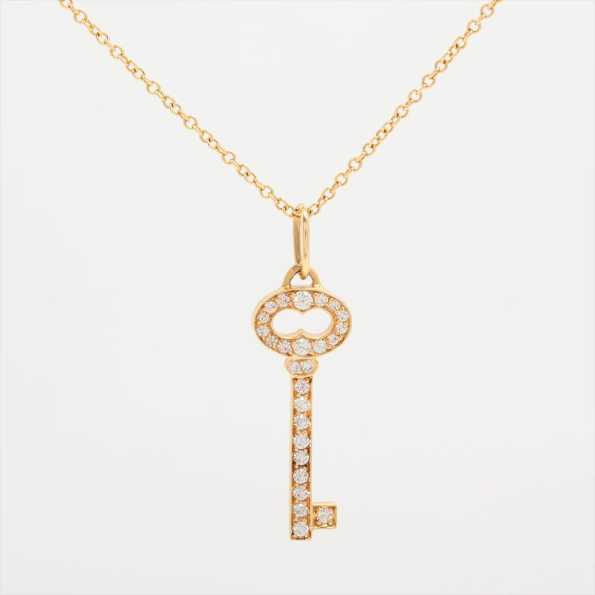 ティファニー ミニ ヴィンテージ オーバルキー ダイヤ ネックレス 750  