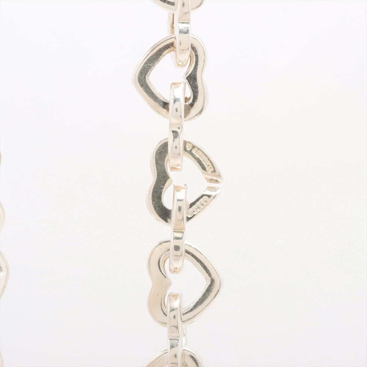 ティファニー ハートリンク ネックレス 925×750 68g シルバー×ゴールド
