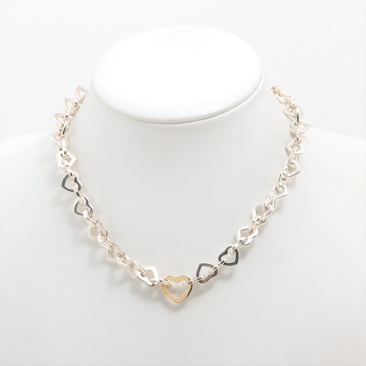 ティファニー ハートリンク ネックレス 925×750 68g シルバー