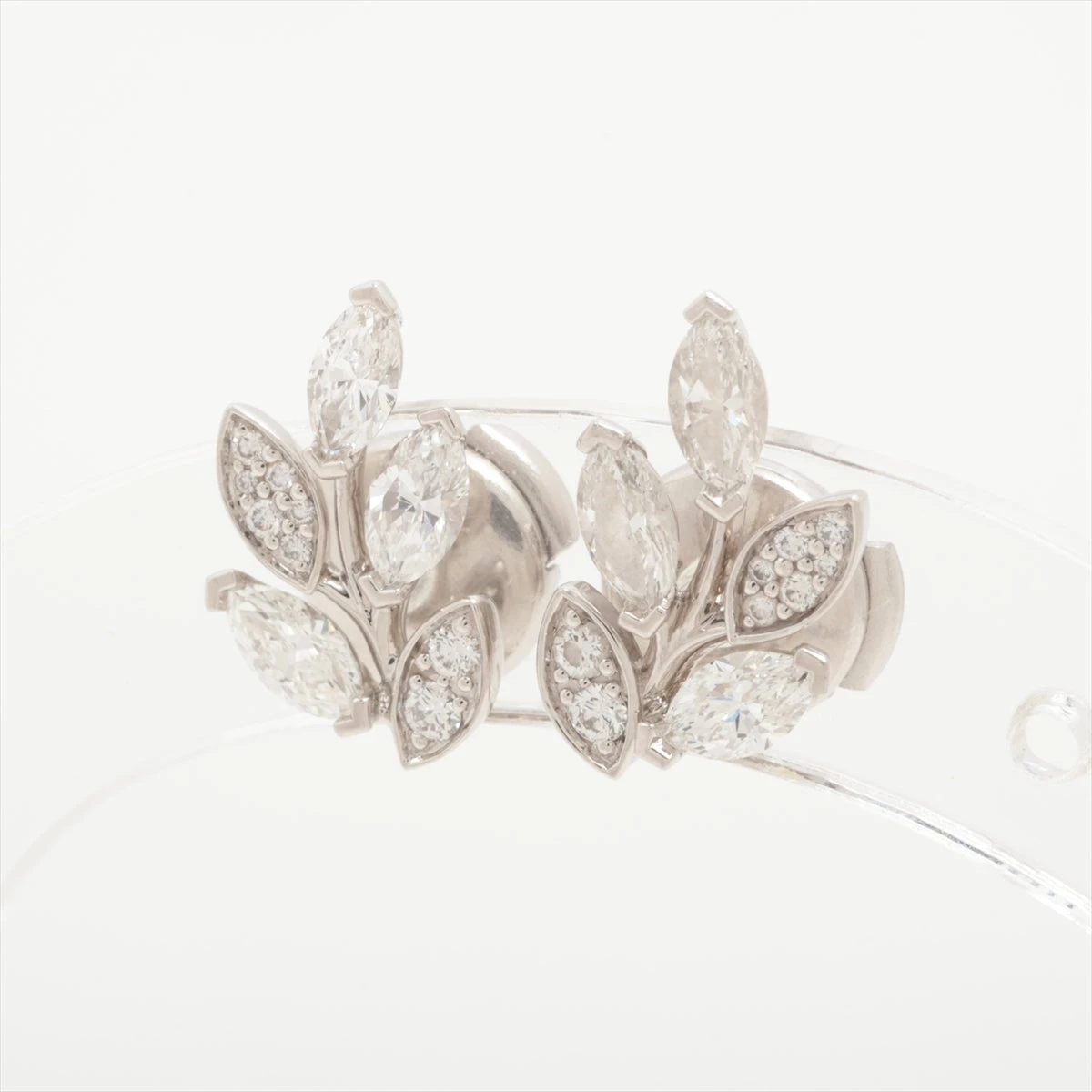 ティファニー ビクトリア ダイヤモンド ブランチ ダイヤ ピアス Pt950