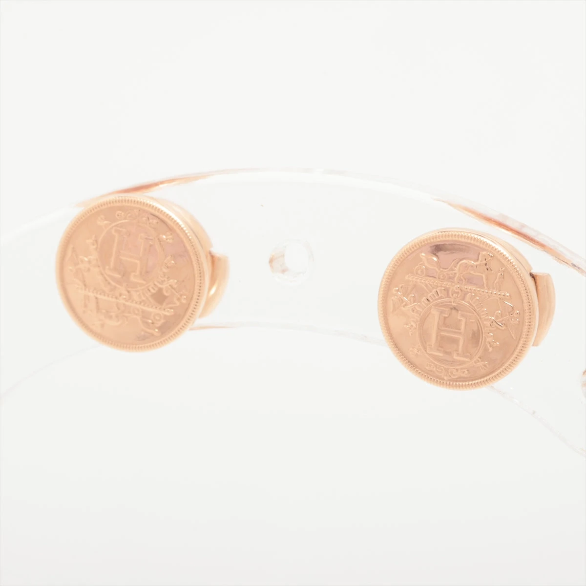 エルメス エクスリブリス Au750 ダイヤモンドピアス エルメス エクスリブリス ピアスの金 ピアス買取の実績｜最新