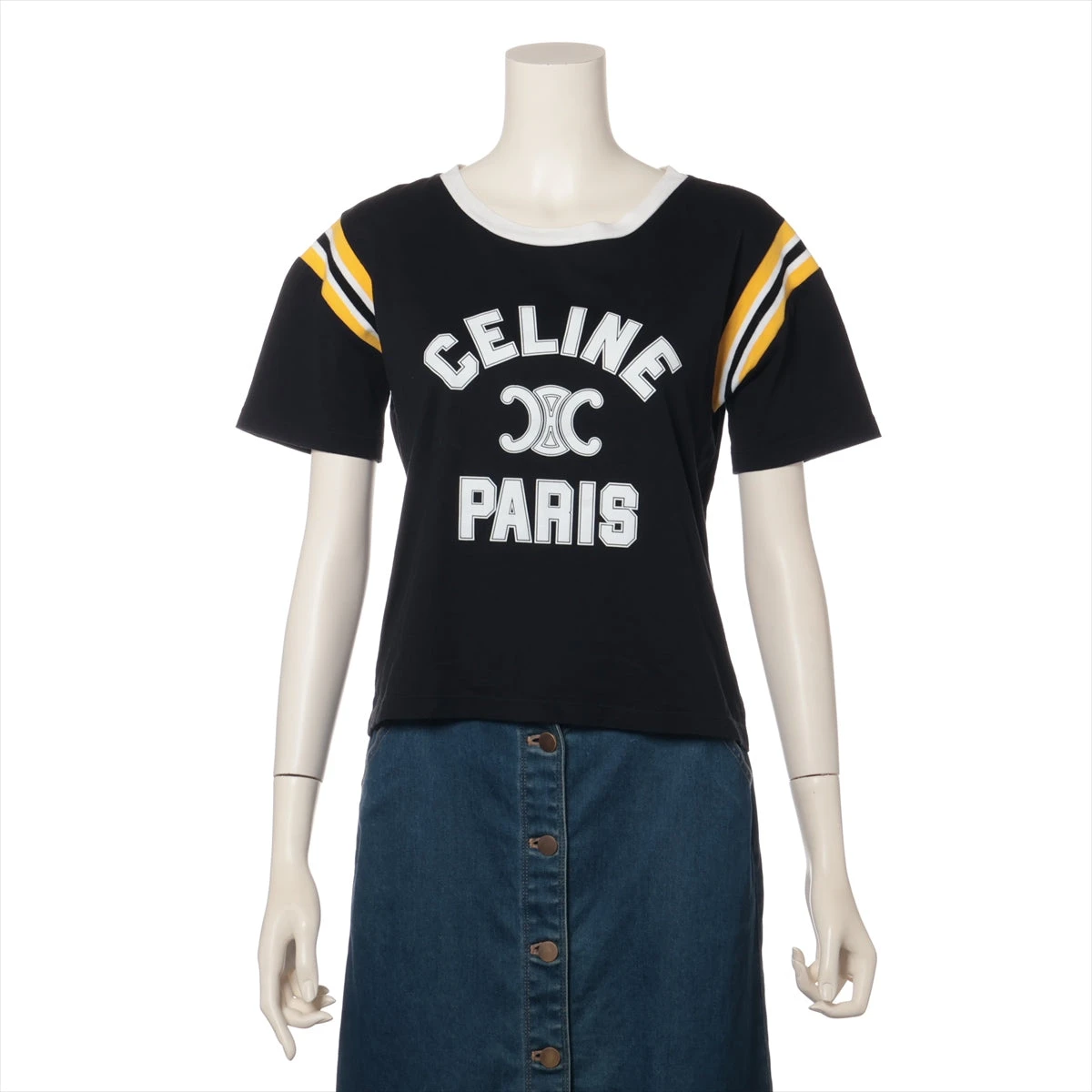 セリーヌ黒Tシャツ CELINE - 【未使用品】CELINE セリーヌ Tシャツ ラインストーン
