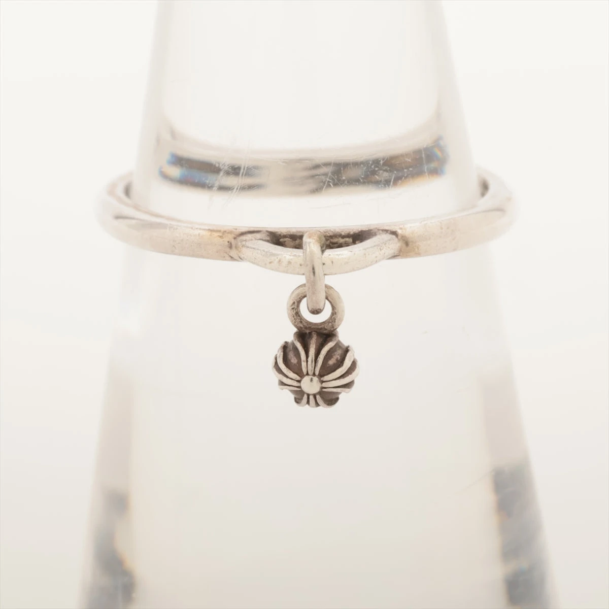 クロムハーツ　バブルガムリング　クロスボール　US6号 CHROME HEARTS BUBBLEGUM MINI HALF CROSSBALL RING クロムハーツ