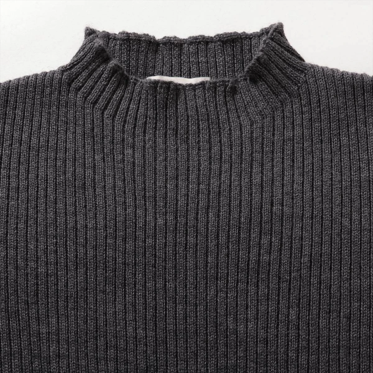 MONCLER グレー ニットロングワンピースXS