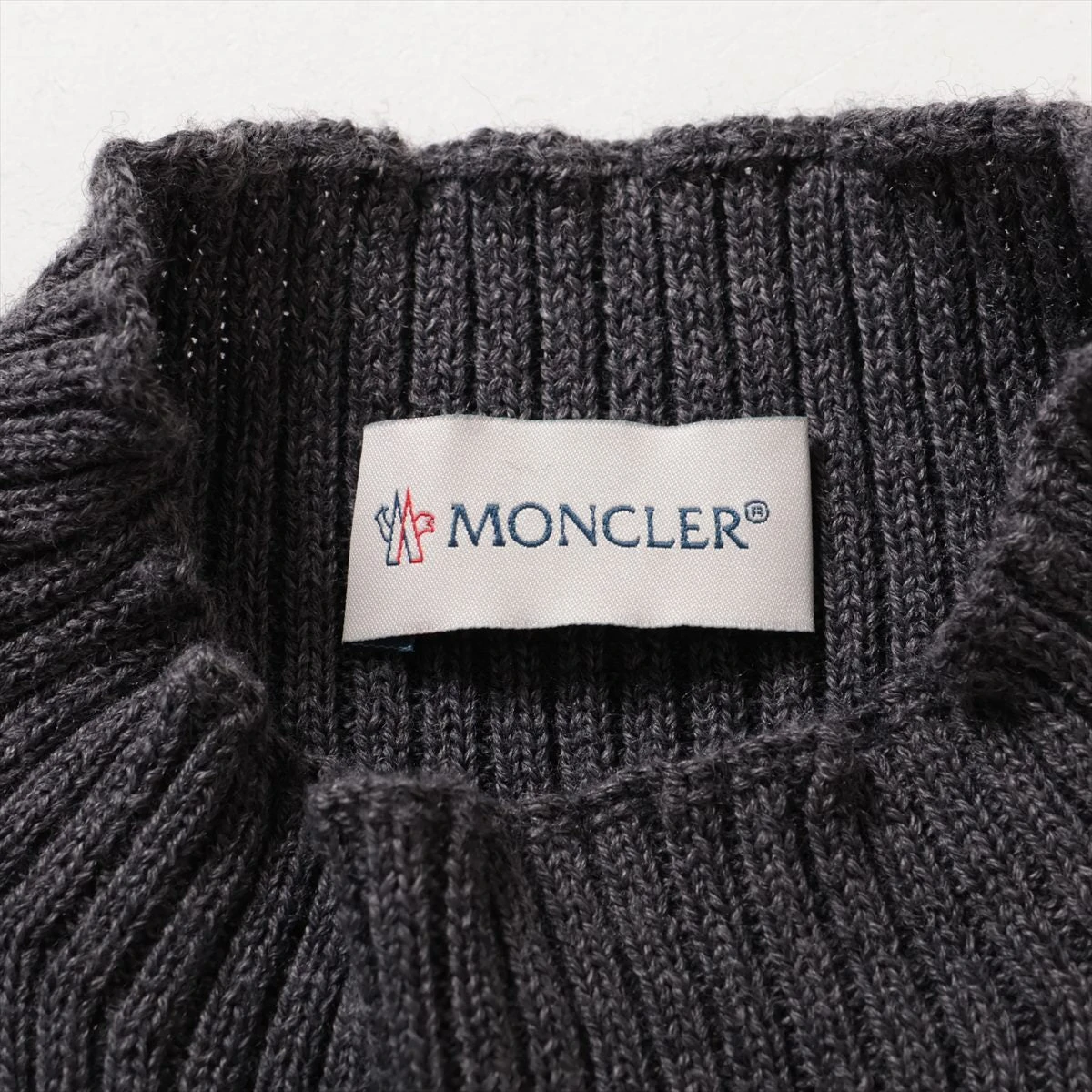 MONCLER モンクレール ロゴ ウール セーター ニット ホワイト 白