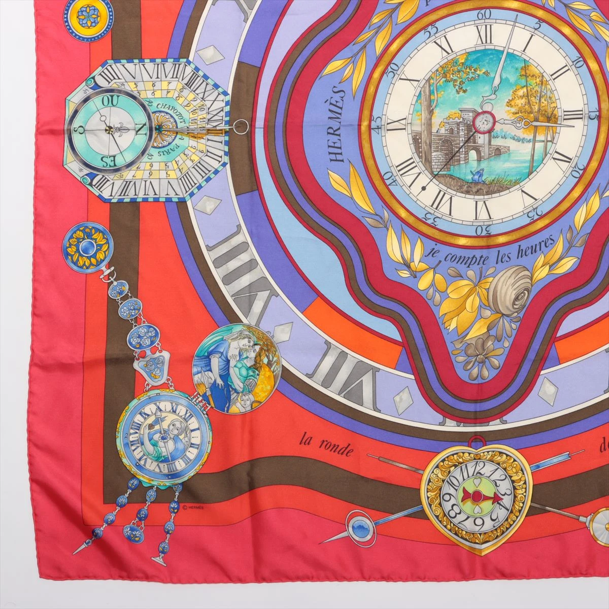 【HERMES】カレ90 ーla ronde des heures ー HERMES(エルメス) / la ronde des heures/カレ90/時の輪舞