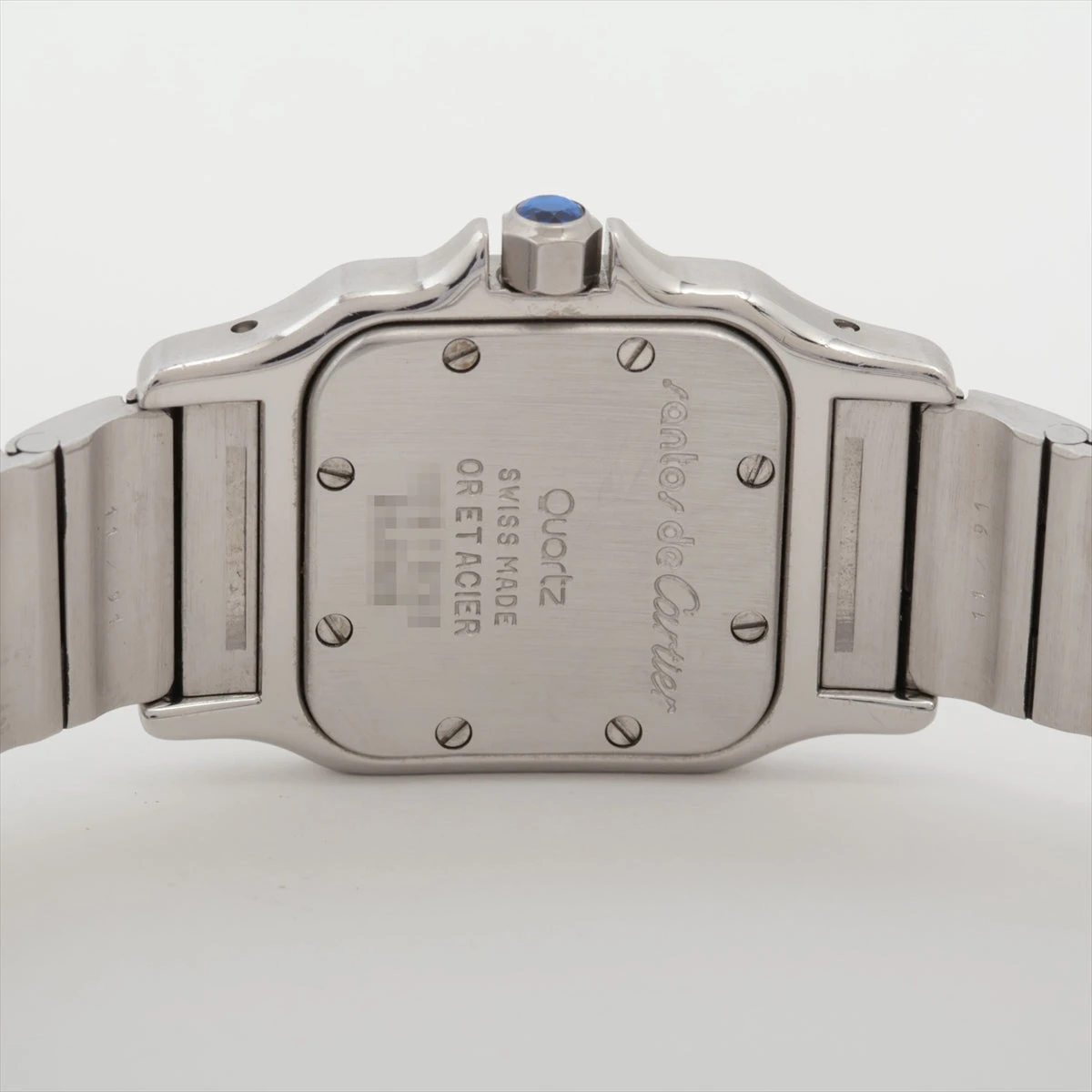 【美品】カルティエ サントスガルベ クォーツ【1057930】K18YG 稼働品 美品】カルティエ サントスガルベ クォーツ【1057930】K18YG