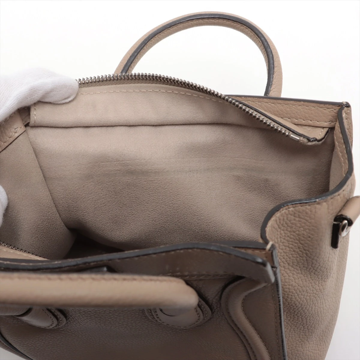 極美品 セリーヌ ラゲージ 2wayバッグ ベージュ系 極美品 セリーヌ ラゲージ 2wayバッグ ベージュ系