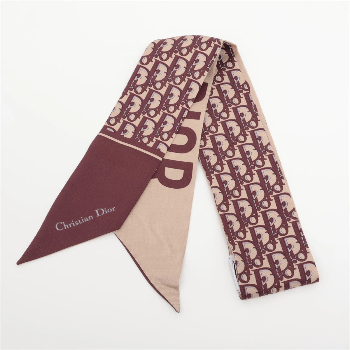 DIOR ミッツァ スカーフ ブラウン 24SS☆新色登場♪】DIOR Plan de Paris ミッツァ スカーフ (Dior