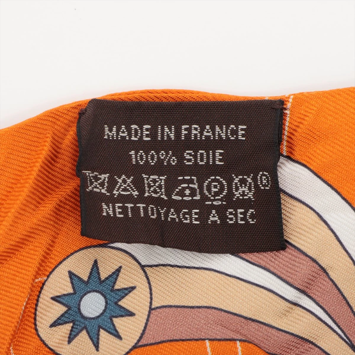 エルメス　ツイリー　オデッセイ　オレンジ　スカーフ エルメスツイリー HERMES SCARF ODYSSEY オレンジ系 レディース