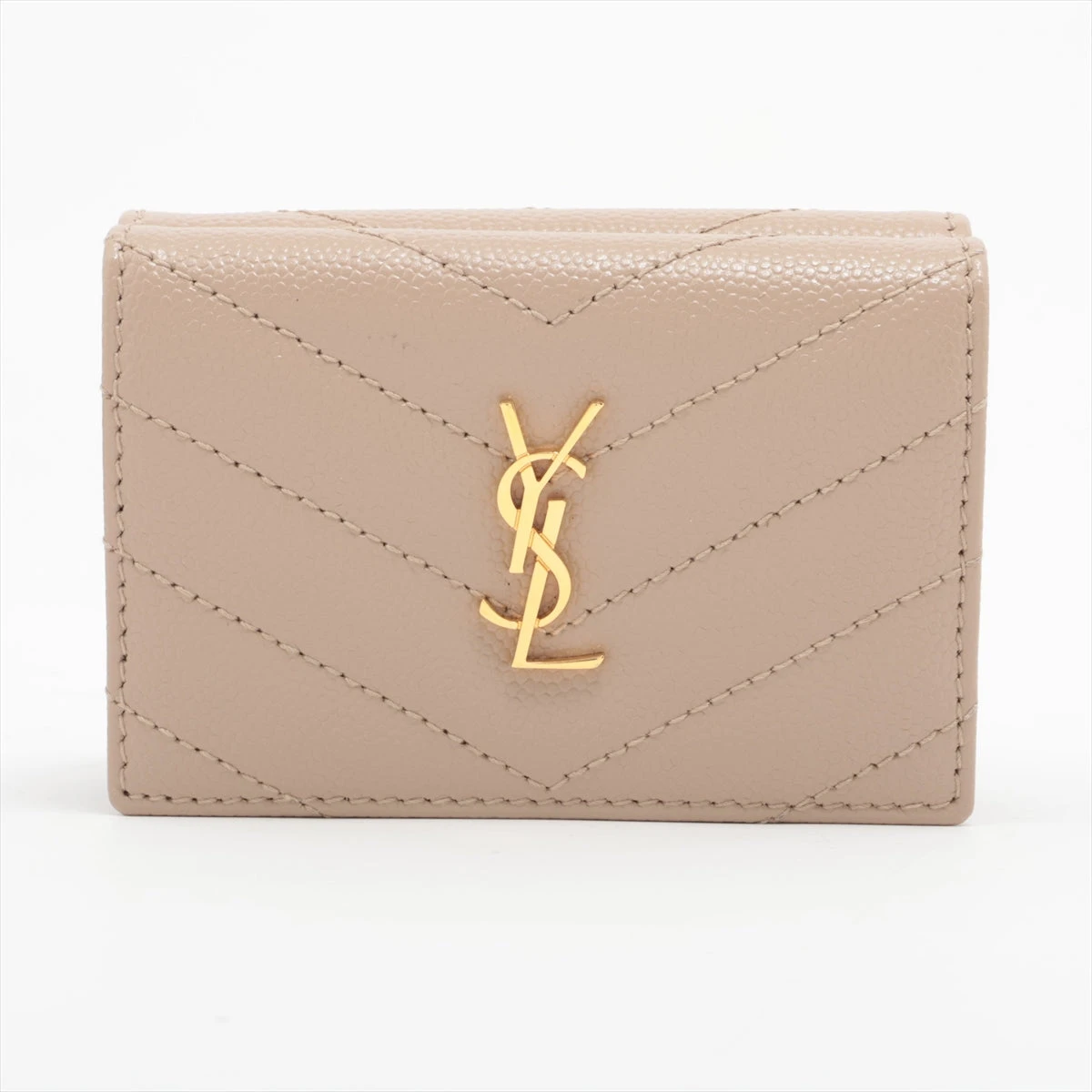 ラクマ限定値下げ サンローラン 長財布 ピンクベージュ