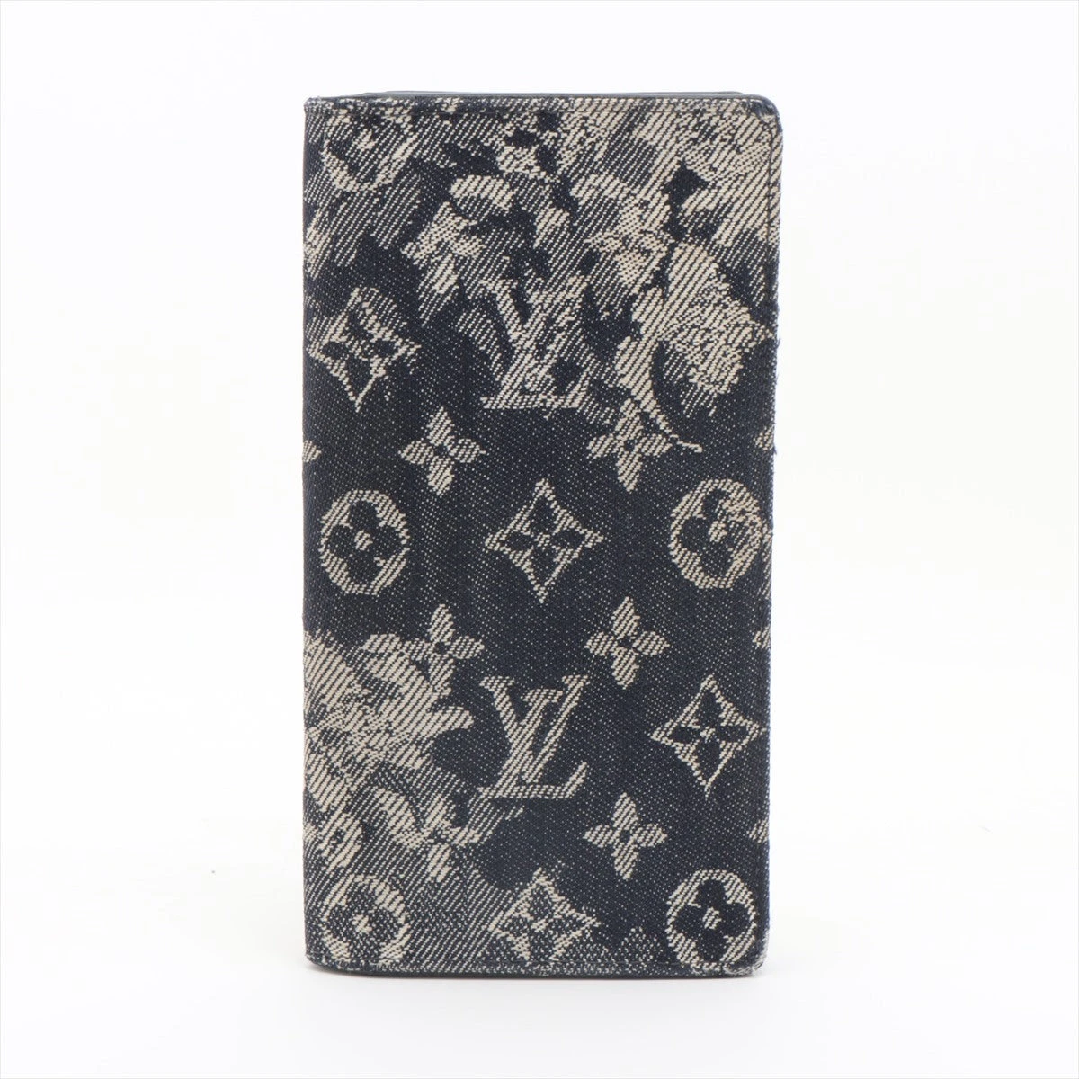 ルイヴィトン 長財布 ブラザNM ネイビー トリヨン カード16枚