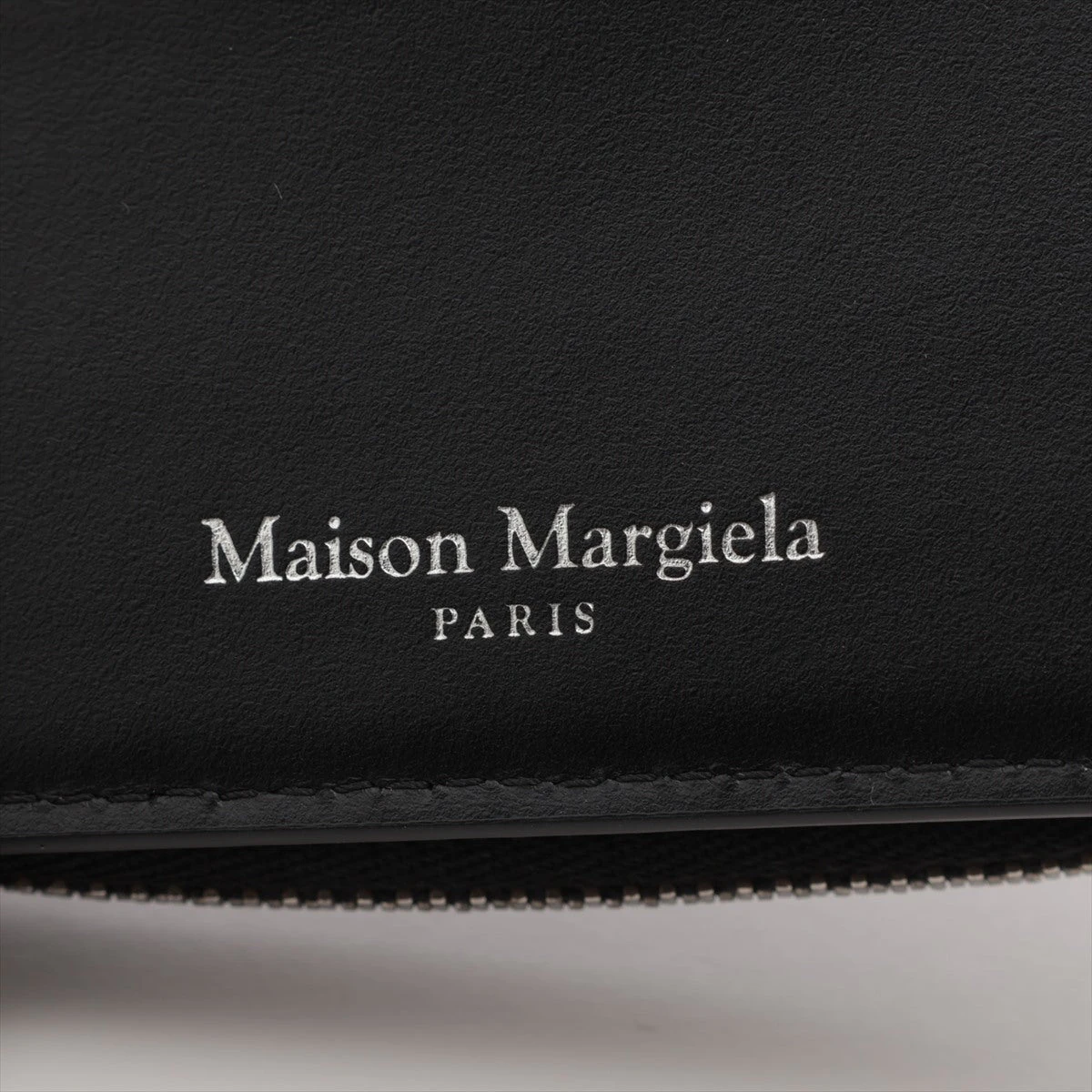 メゾンマルジェラ 4ステッチ レザー 財布 ブラック BW021726｜中古