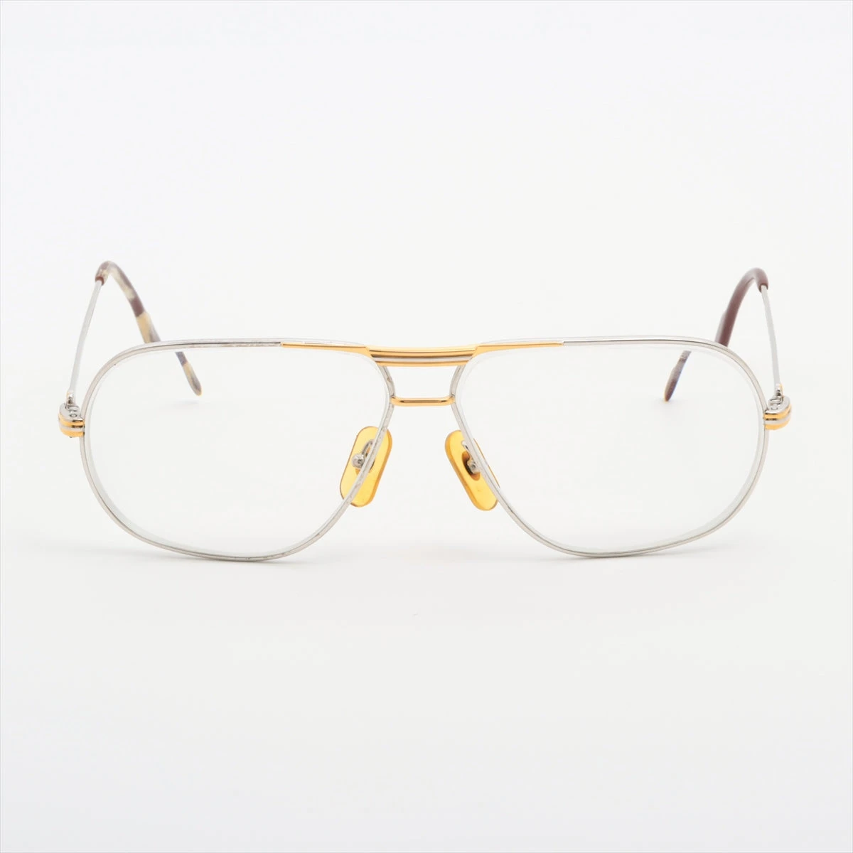 Cartier トリニティ アビエーターサングラス ゴールド VINTAGE CARTIER St Honore Trinity OVAL GOLD PLATED