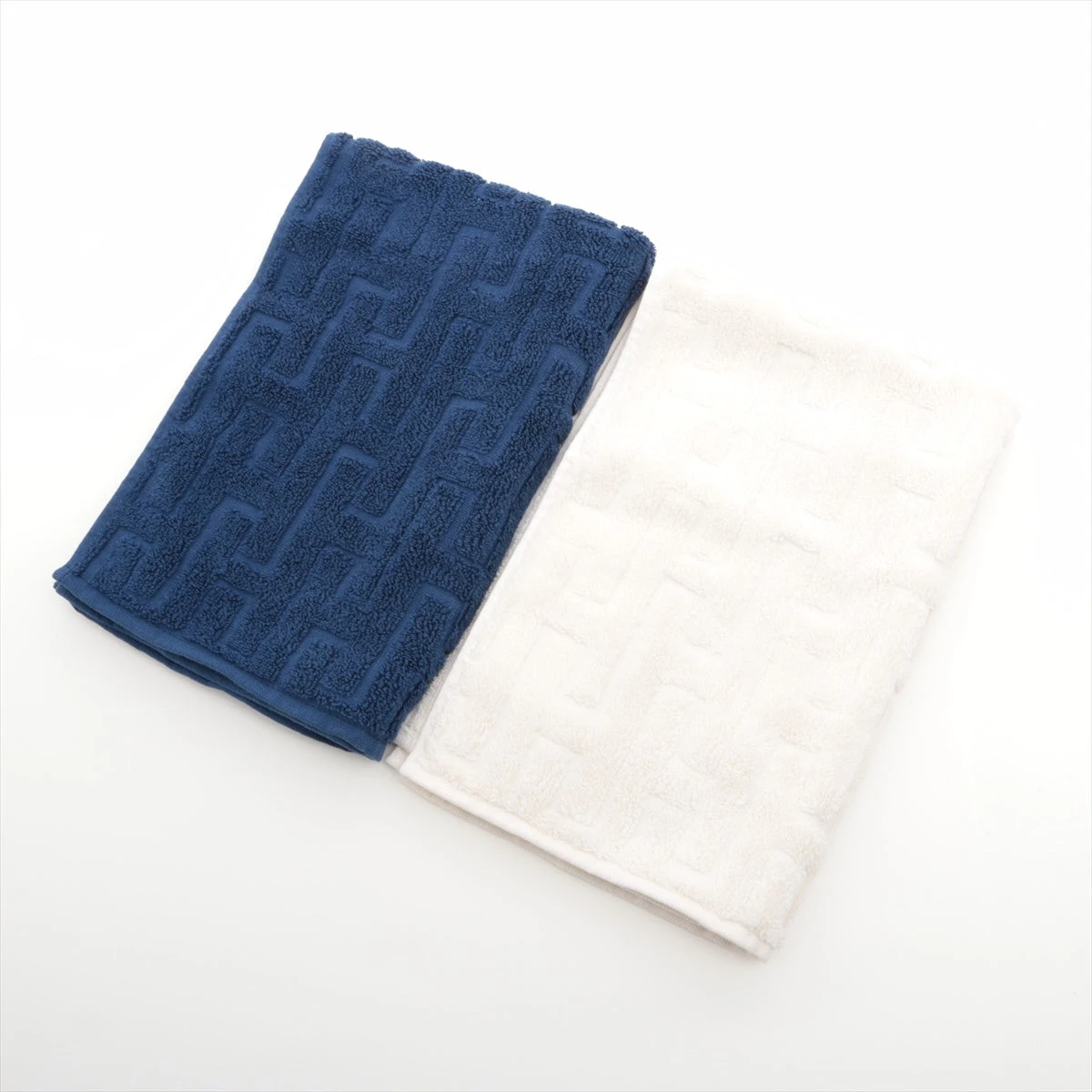 HERMES タオルセット アイボリー ネイビー HERMES タオルセット アイボリー ネイビー