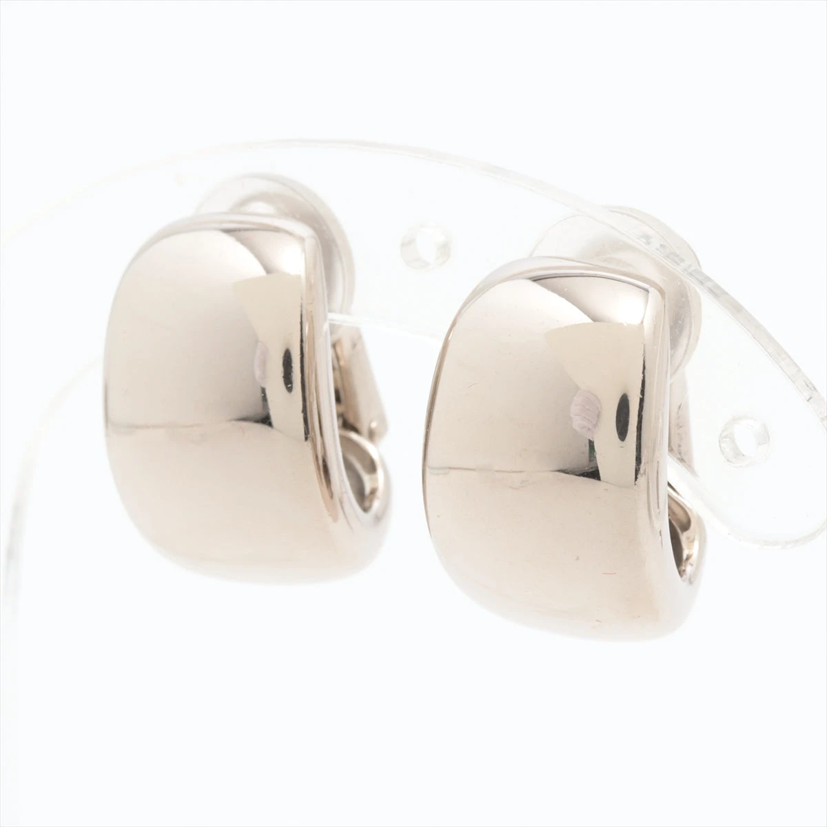 カルティエ ヌーベルバーグ イヤリング 750(WG) 総13.5g ポストパーツ