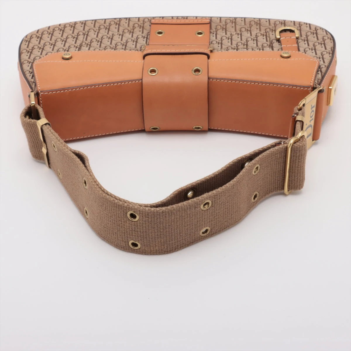 美品】ディオール ストリートシック ショルダー バッグ ブラウン