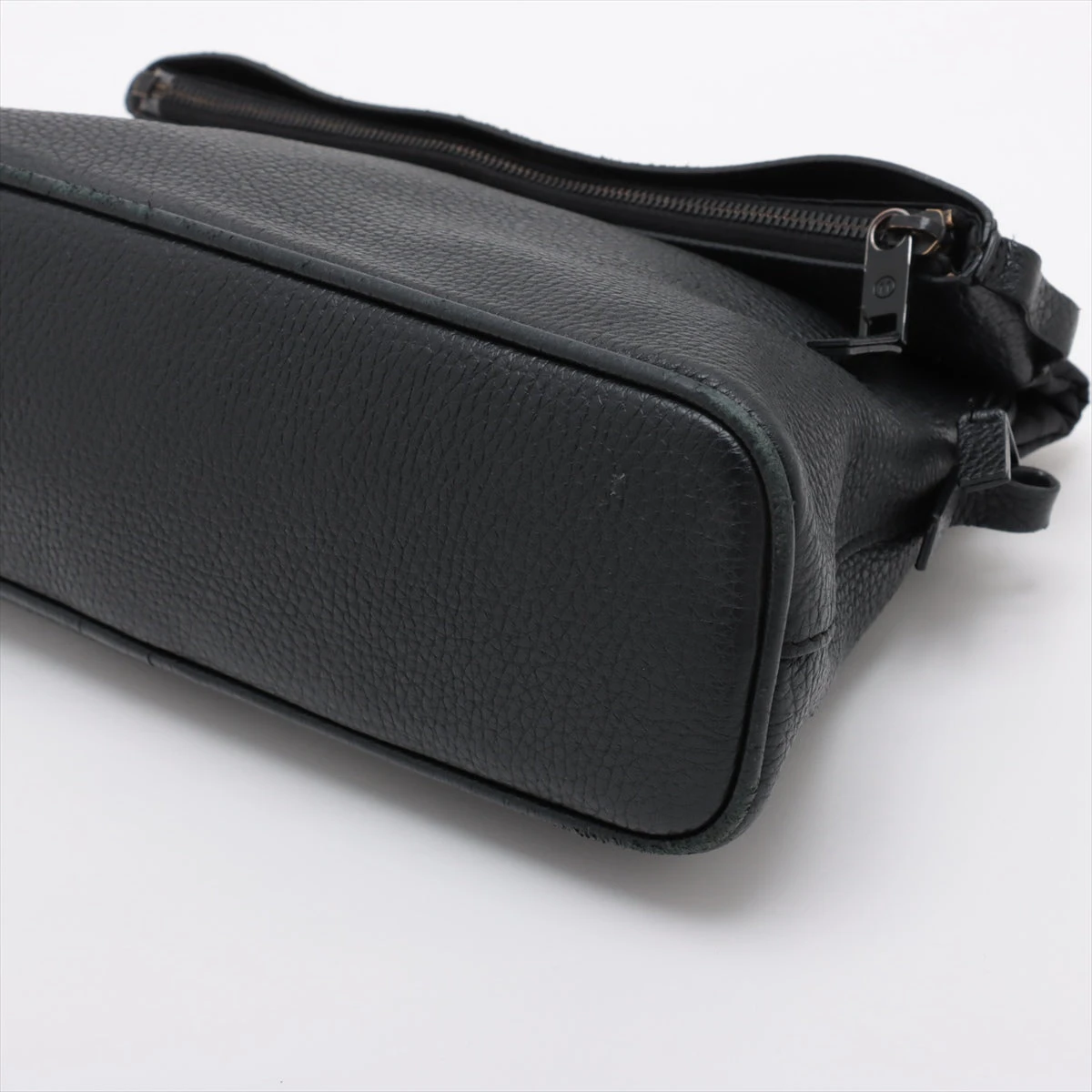 メゾンマルジェラ 5AC ナイロン×レザー ショルダーバッグ ブラック