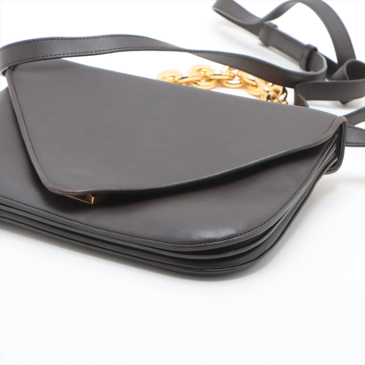 K_h　ボッテガヴェネタ ザ・クラシック 2Wayショルダーバッグブラウン BOTTEGA VENETA ボッテガヴェネタ ショルダーバッグ マウント