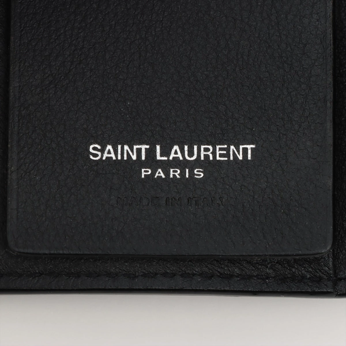 サンローラン YSLライン CFP438963 レザー キーケース ブラック