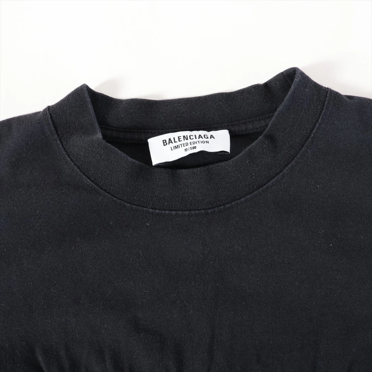 バレンシアガ 21AW コットン Tシャツ XS メンズ ブラック FORTNITE 19 
