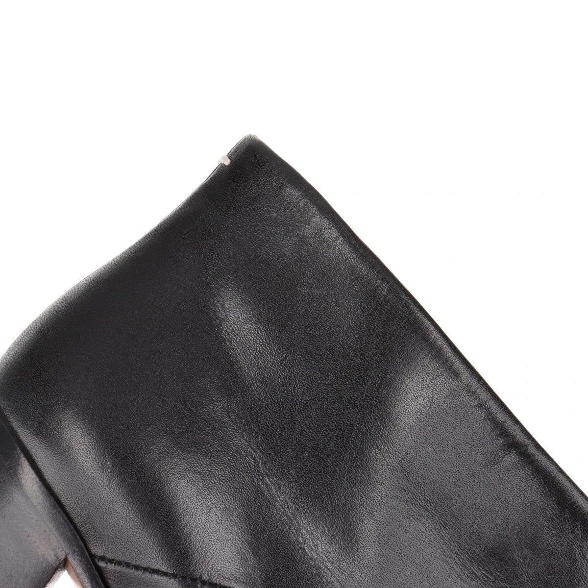 メゾンマルジェラ レザー ショートブーツ 37 レディース ブラック