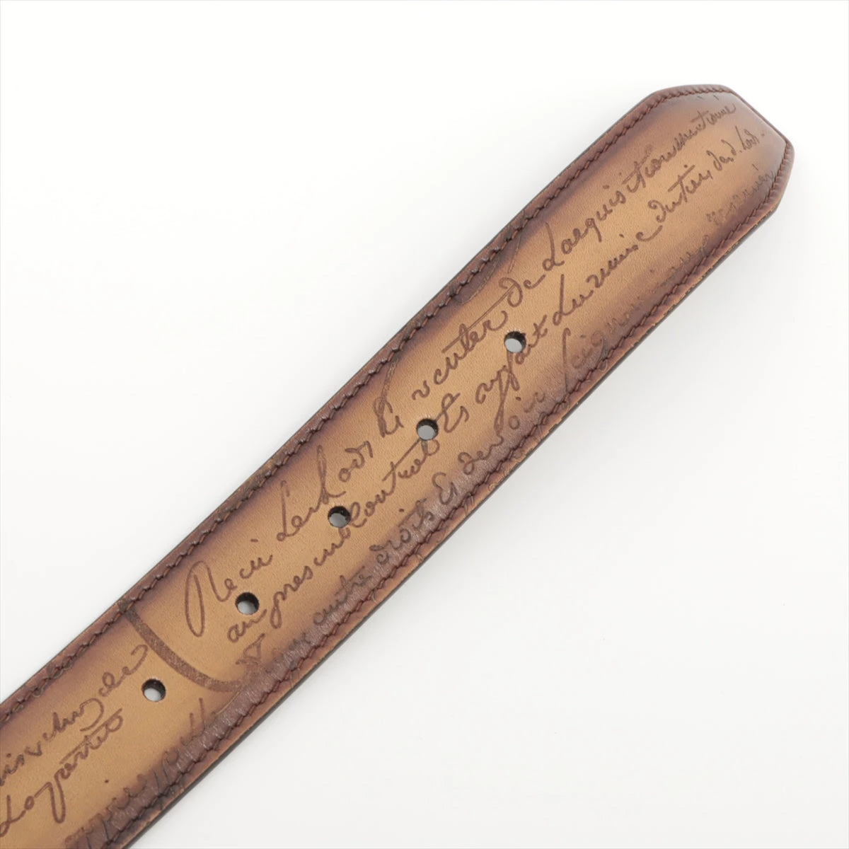ベルルッティ Bボリュート カリグラフィ ベルト 115/46 レザー
