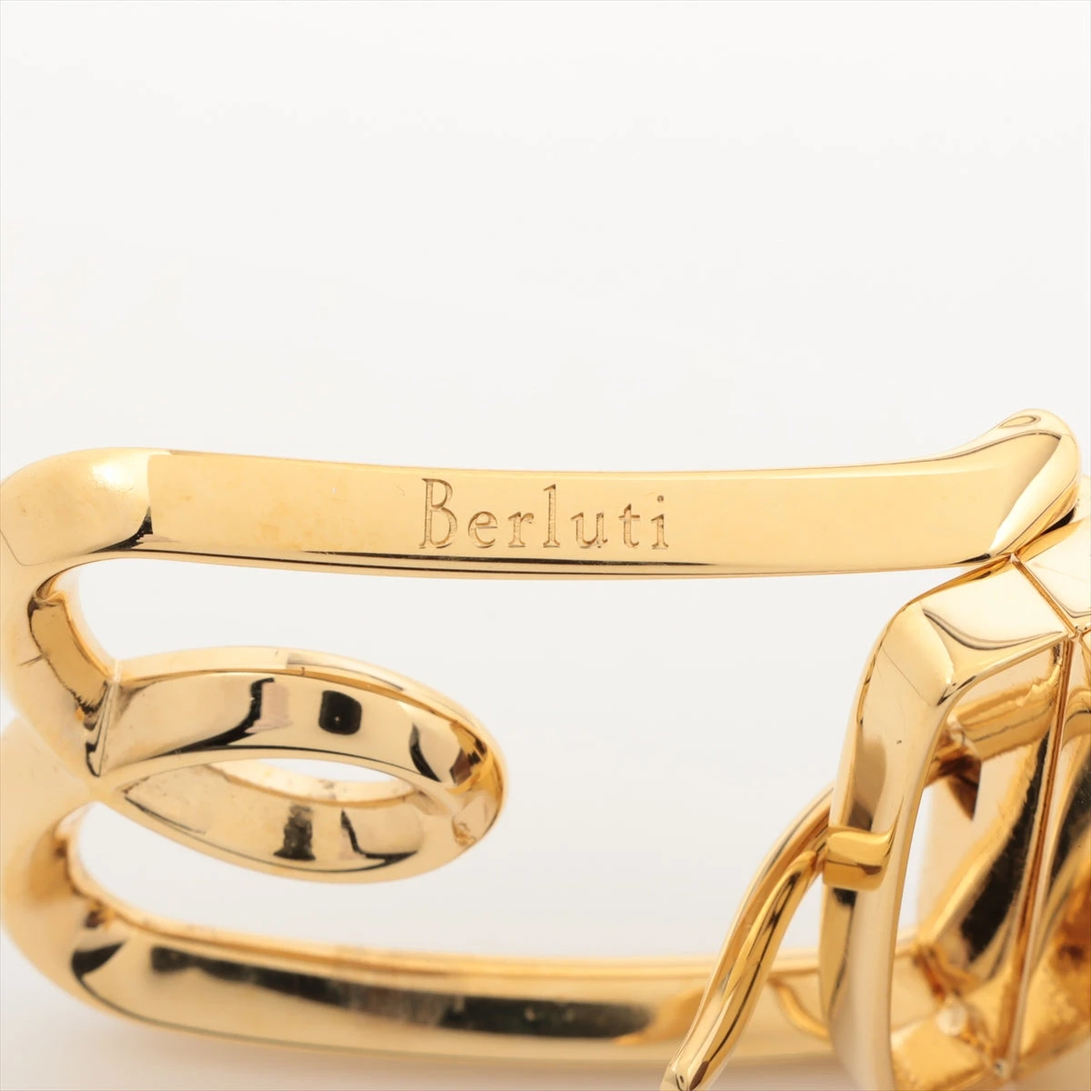 美品　BERLUTI　ベルルッティ　カリグラフィ　ベルト　Bボリュート Berluti ベルルッティ Bボリュート 35MM カリグラフィスクリット