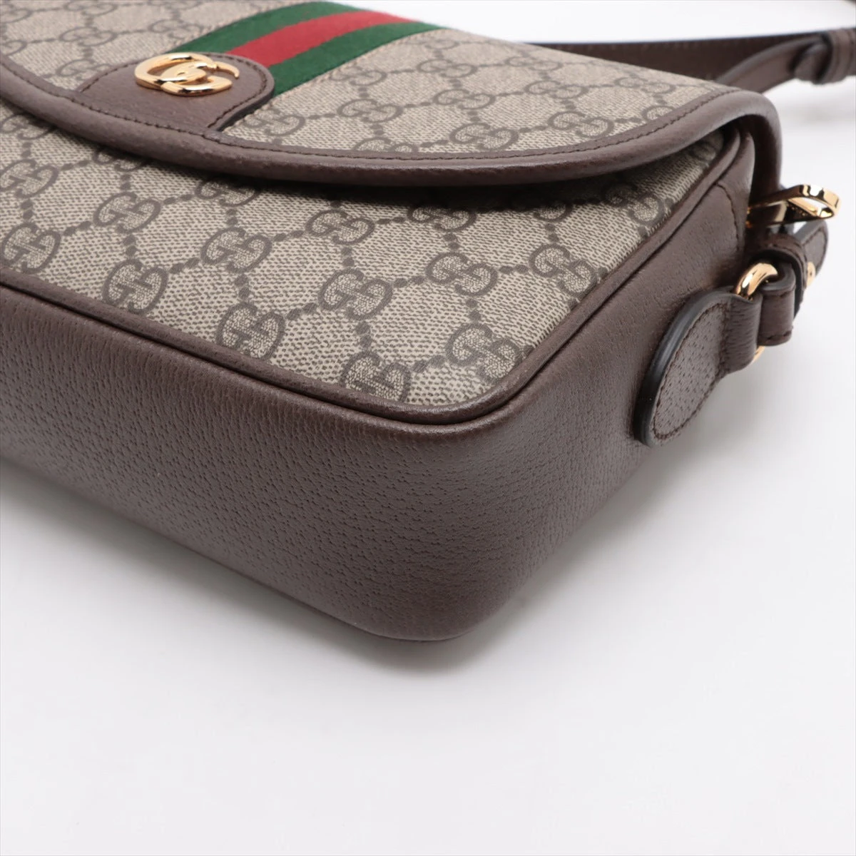グッチ GGスプリーム オフィディア ショルダーバッグ ブラウン