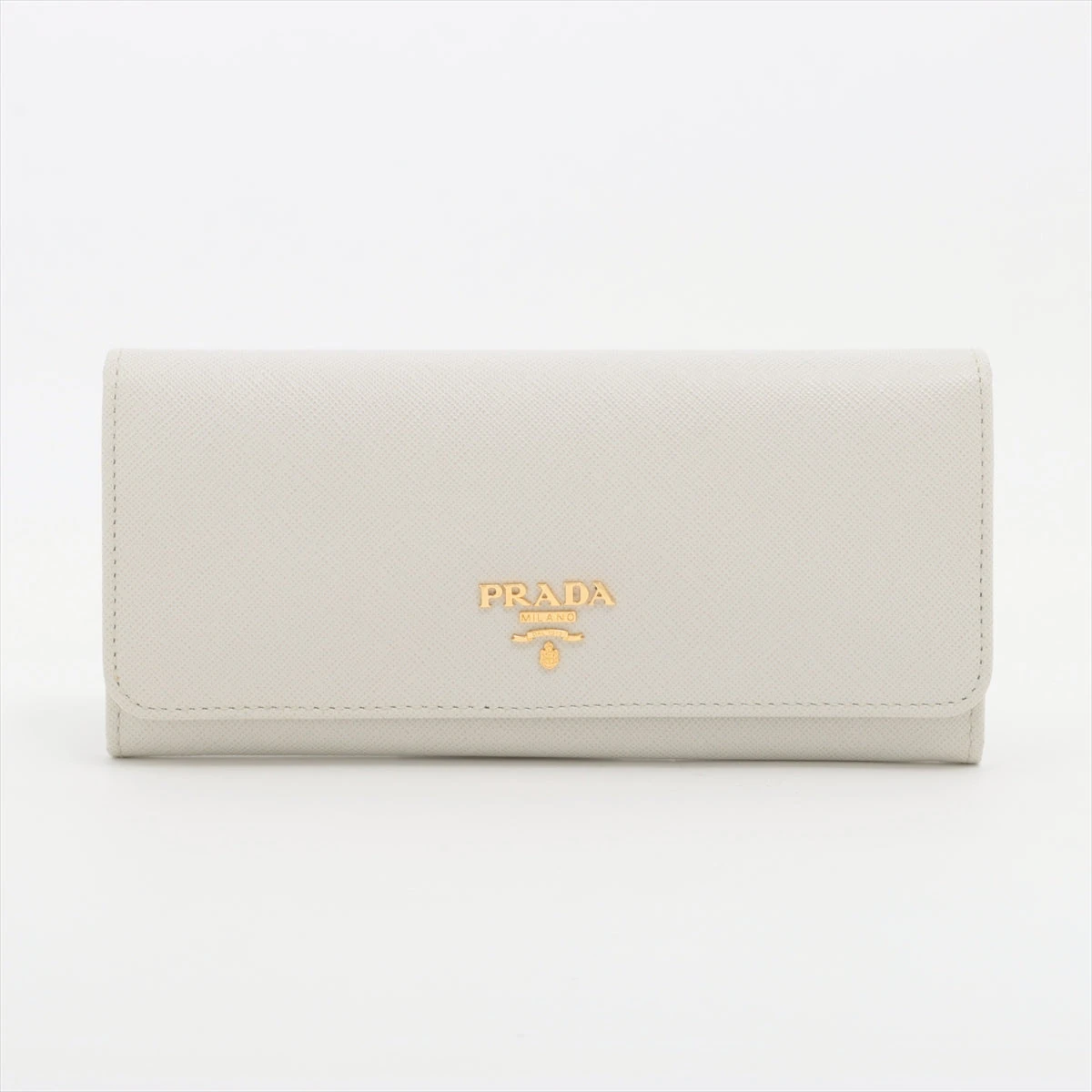 プラダ サフィアーノ レザー 長財布 ホワイト A3115094｜中古ブランド 