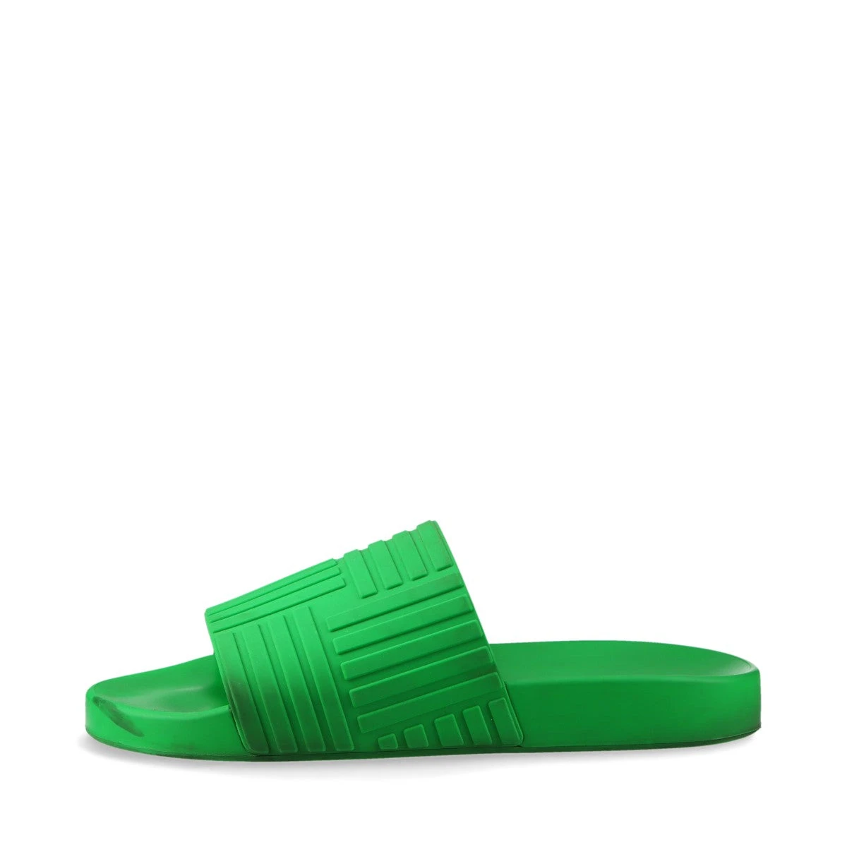 新品 未使用 ボッテガヴェネタ ラバー サンダル SLIDER グリーン BOTTEGA VENETA ボッテガヴェネタ ラバーサンダル SLIDER
