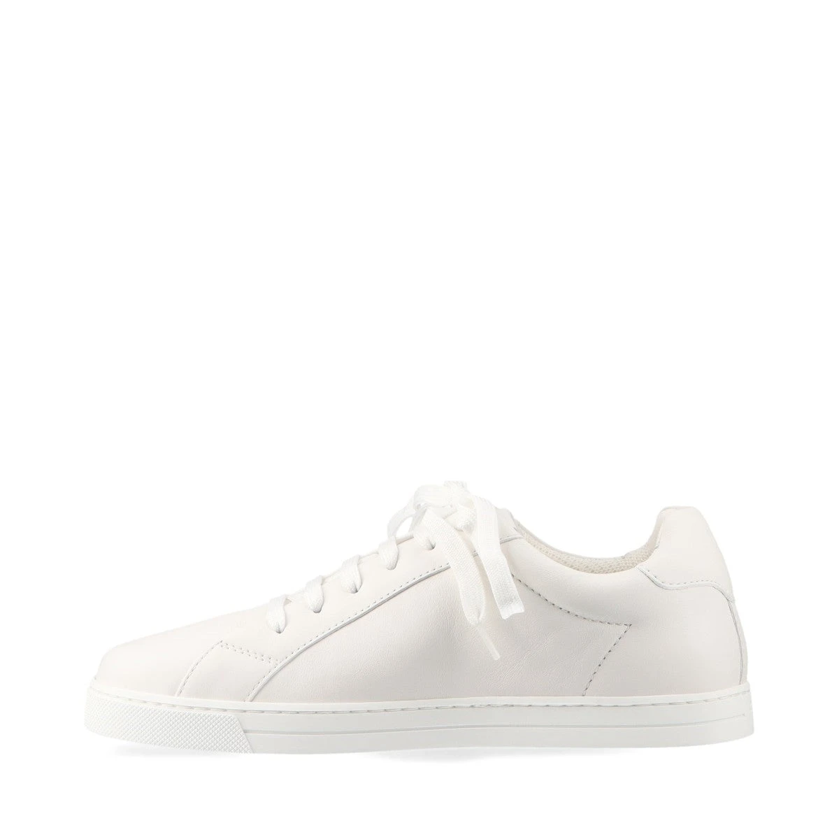 フェンディ レザー スニーカー 37 1/2 レディース ホワイト