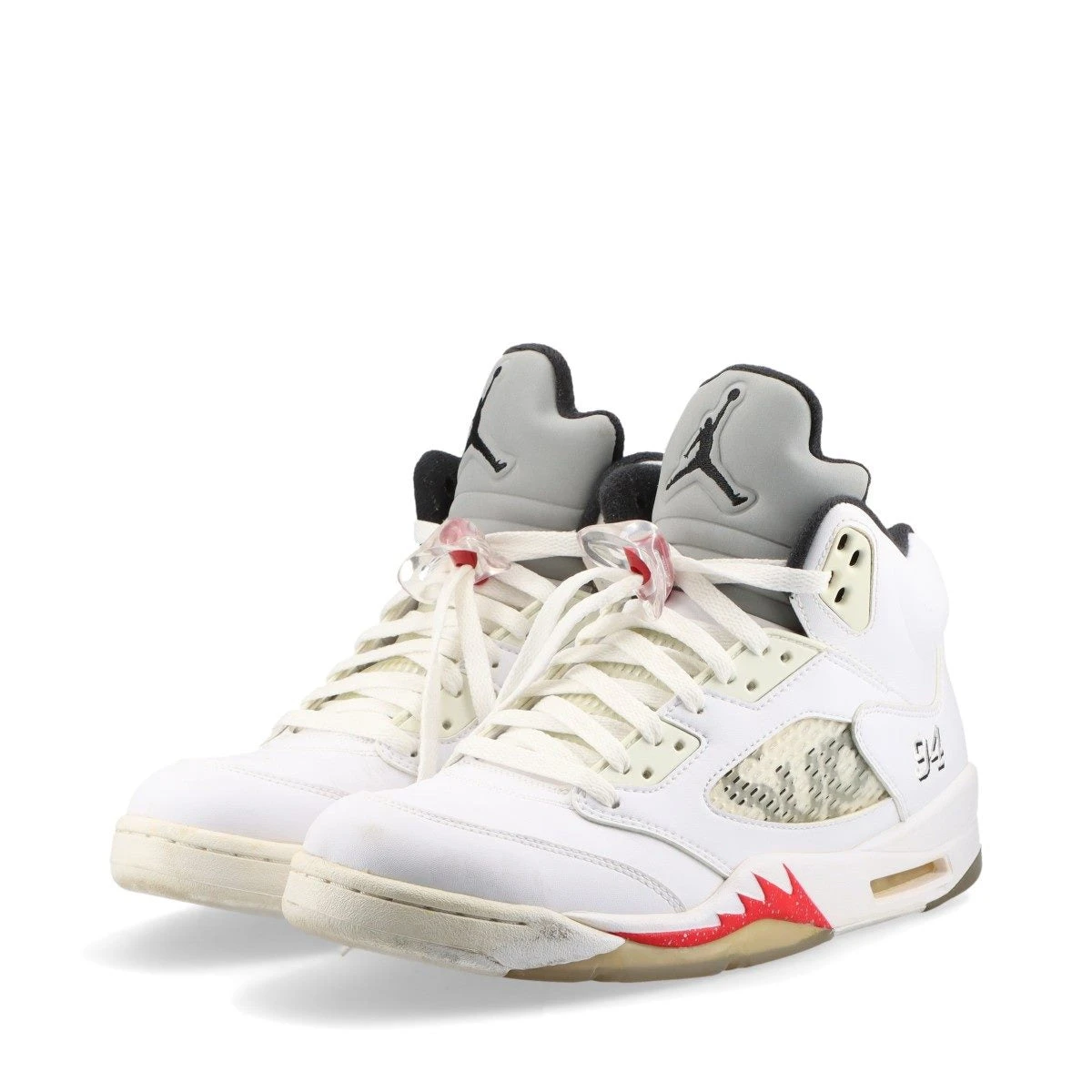 ナイキ×シュプリーム AIR JORDAN 5 RETRO SUPREME レザー ハイカット