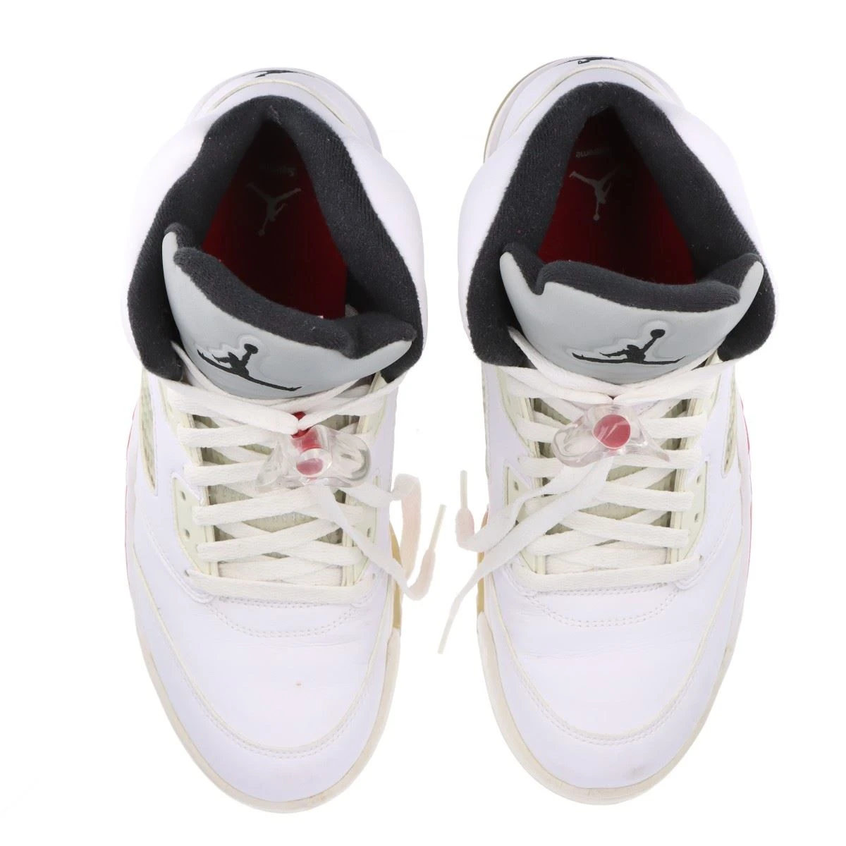 ナイキ×シュプリーム AIR JORDAN 5 RETRO SUPREME レザー