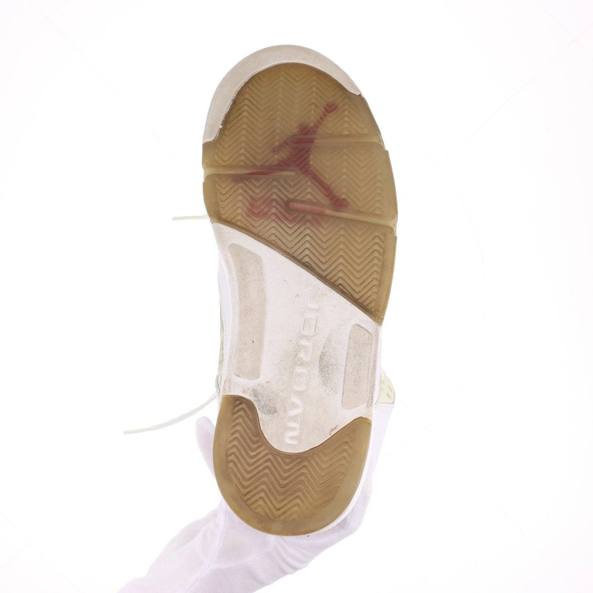 ナイキ×シュプリーム AIR JORDAN 5 RETRO SUPREME レザー ハイカット 