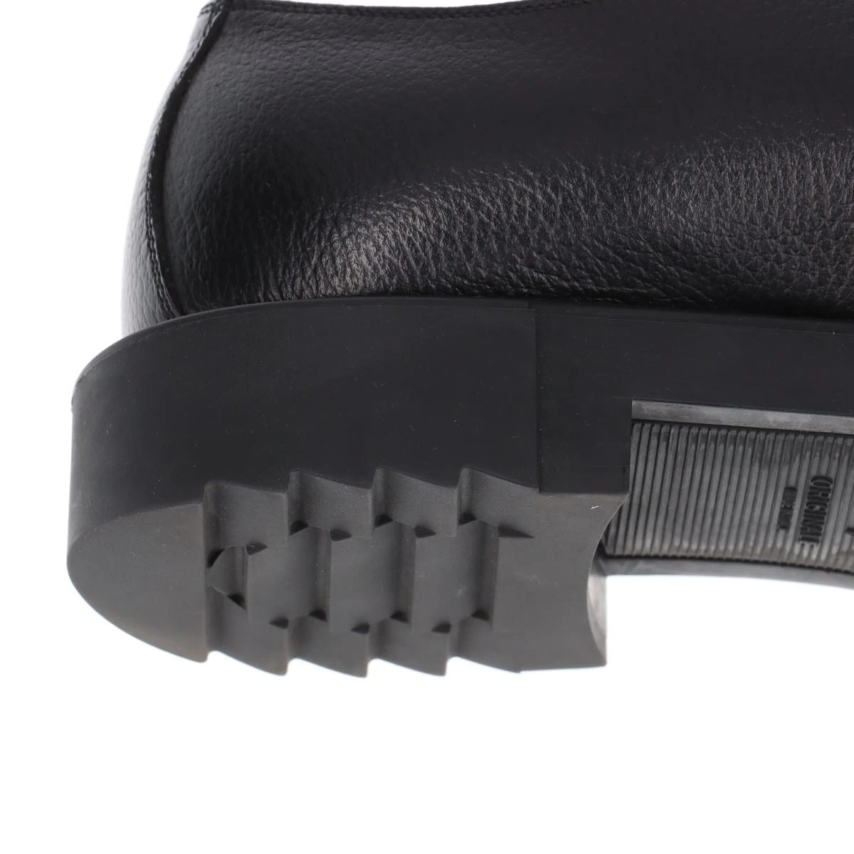 【フェラガモ　メンズ】ブラックレザーシューズ 8E フェラガモ メンズ】ブラックレザーシューズ 8E