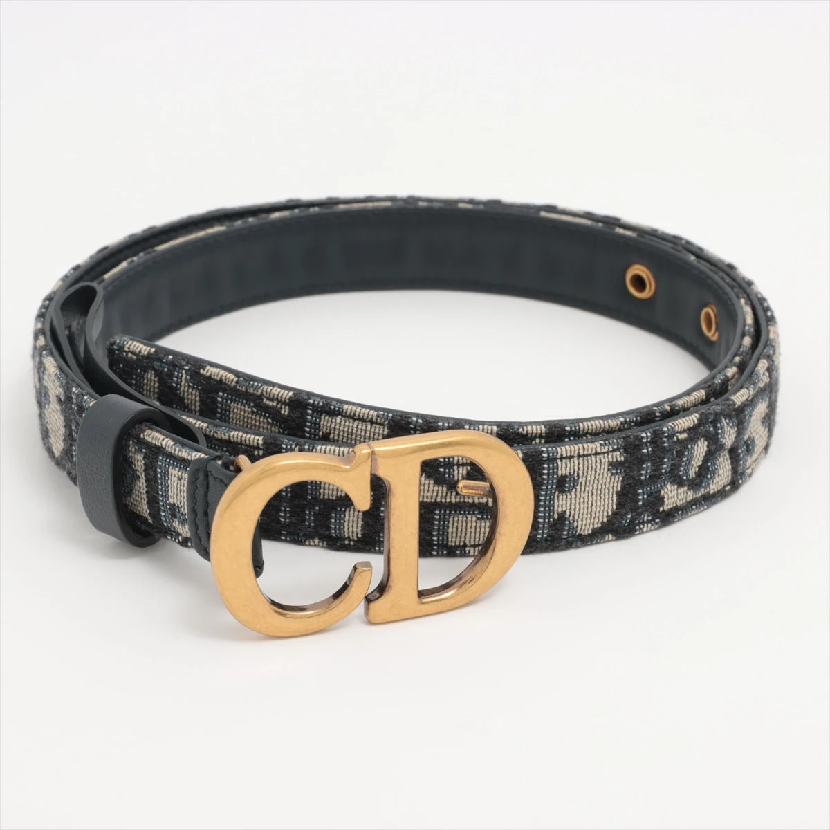 Dior ネイビー キャンバス ベルト 【公式通販】