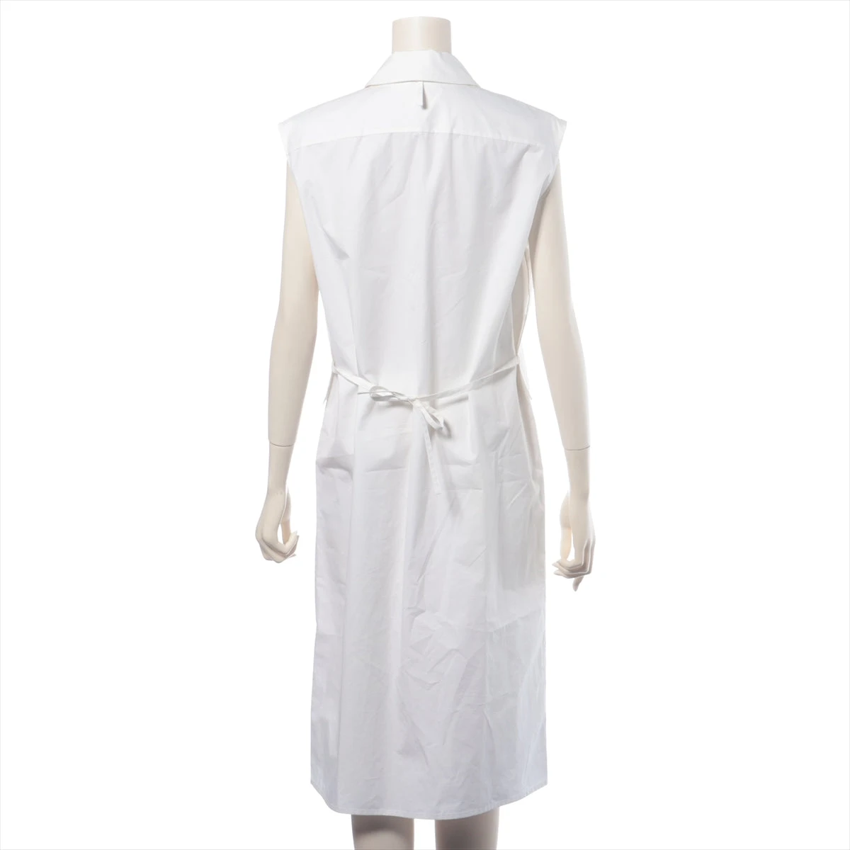 エルメス コットン シャツワンピース 34 レディース アイボリー