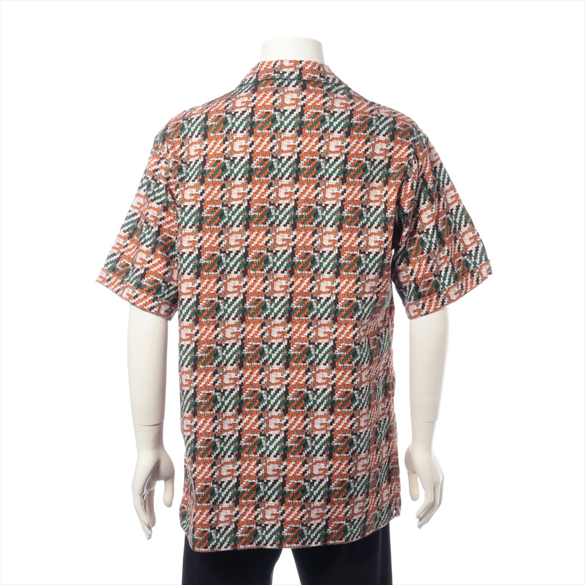 グッチ コットン シャツ 46 メンズ マルチカラー 623168 ウーブン