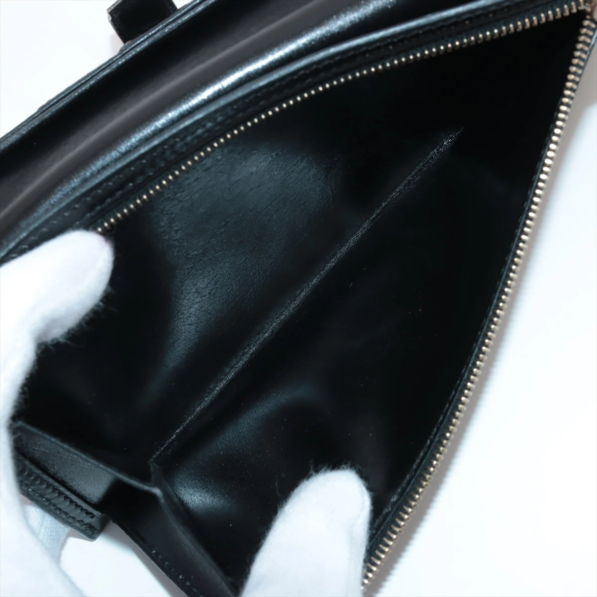 【最終セール！】エルメス　べアンスフレ　長財布 ボックスカーフ　ブラック　S刻印 エルメス ベアン ボックスカーフ 財布 ブラック ゴールド金具 □D:2000