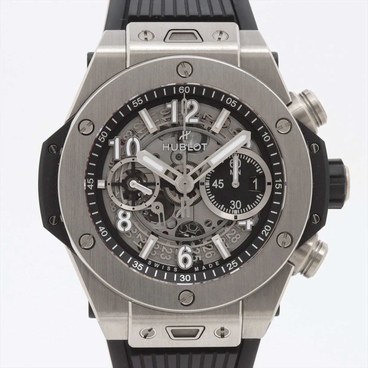 ウブロ ビッグバン ウニコ 421.NX.1170.RX Ti×ラバー AT スケルトン