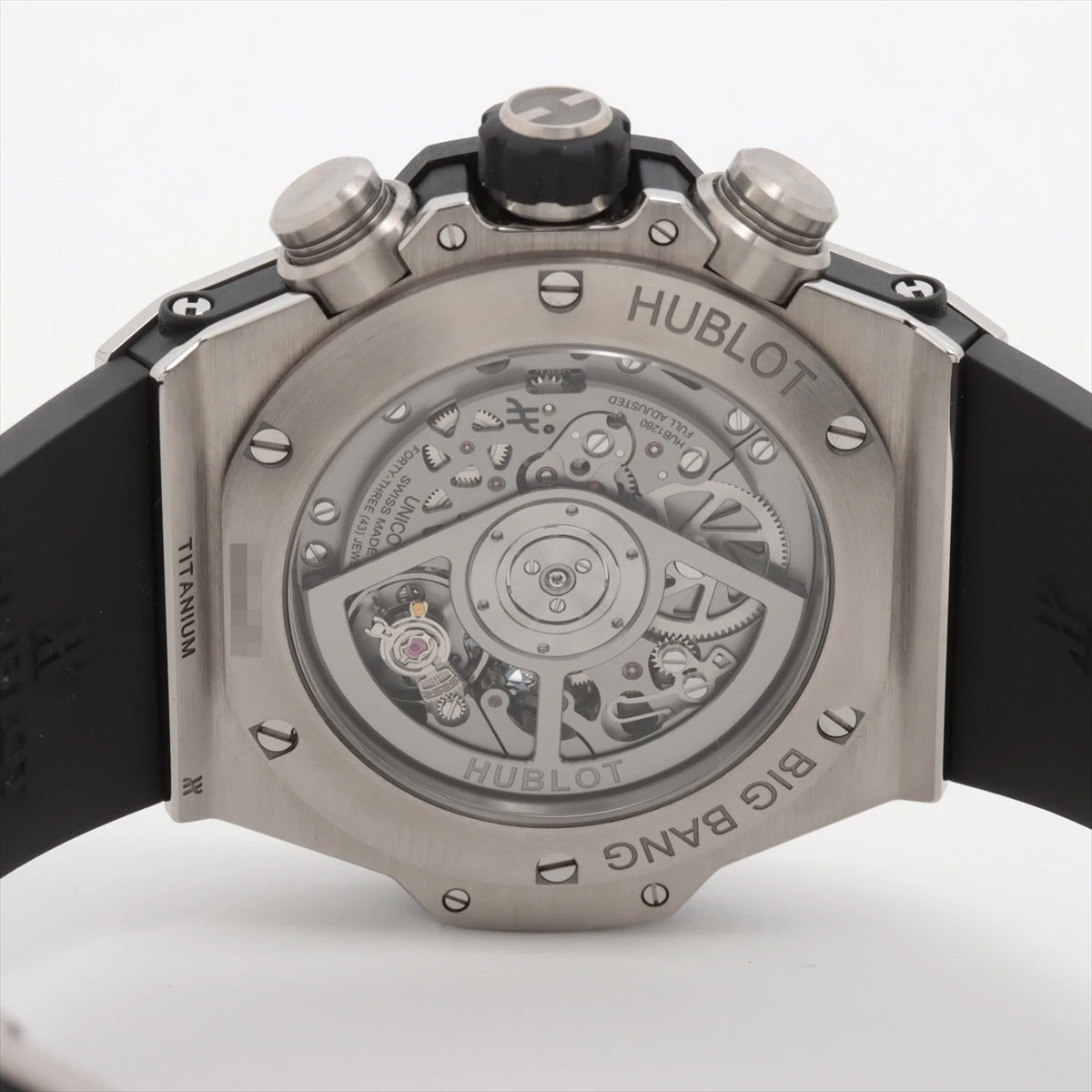 ウブロ ビッグバン ウニコ 421.NX.1170.RX Ti×ラバー AT スケルトン